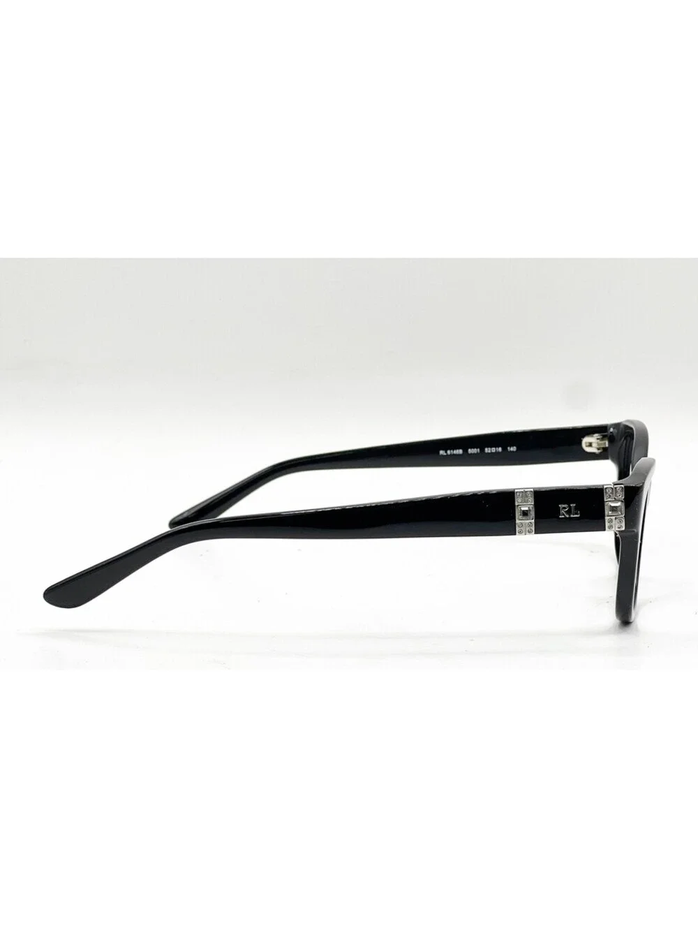 Ralph Lauren RL 6146B 5001 Black Square Authentic Eyeglass Frames 52-16-140